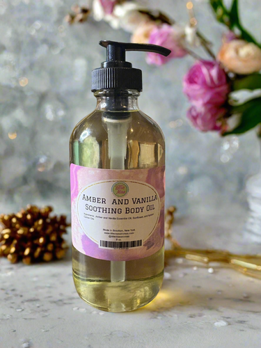 Amber and Vanilla Soothing Body Oil